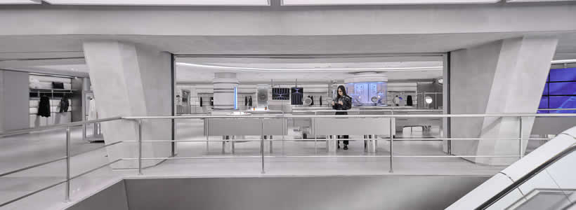 Leaping Creative designed the Bosie flagship store