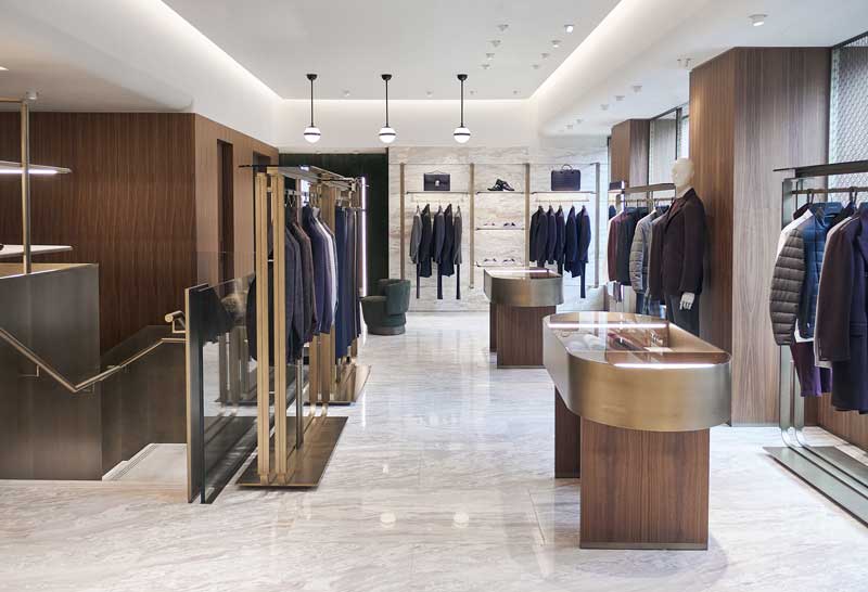 Canali in London: a flagship store conceived as a treasure trove of elegance 