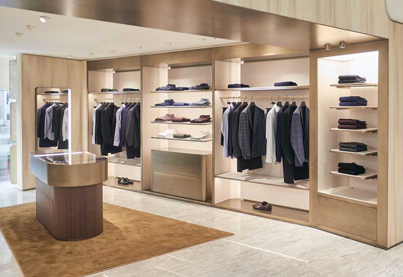 Canali in London: a flagship store conceived as a treasure trove of elegance 