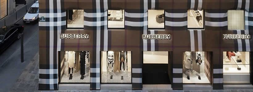 BURBERRY unveils flagship store featuring new luxury design on Rue Saint-Honoré, Paris