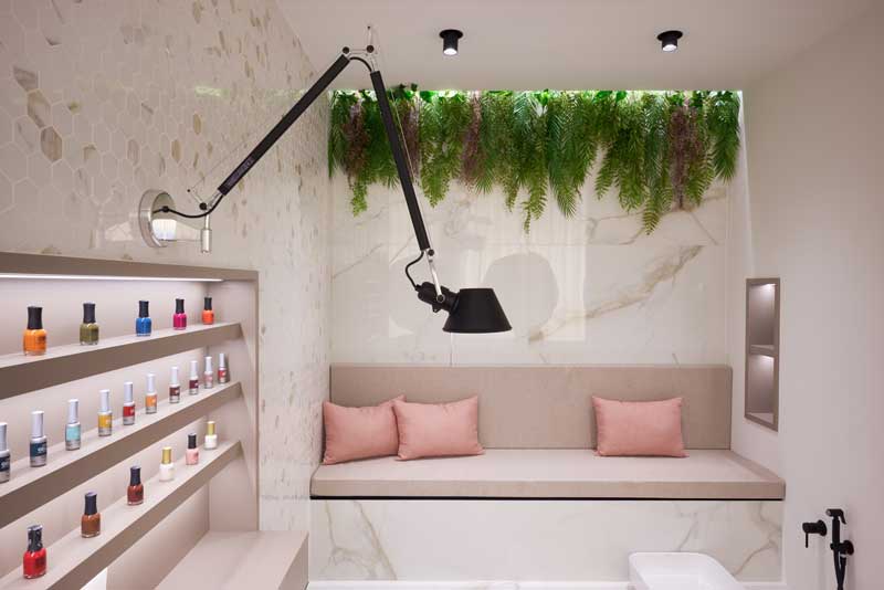 Vitale designed a new Hair & Beauty Center