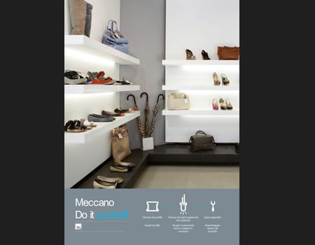 L&S presenta “Meccano – Do It Yourself” il sistema che permette di creare autonomamente lampade a LED lineari