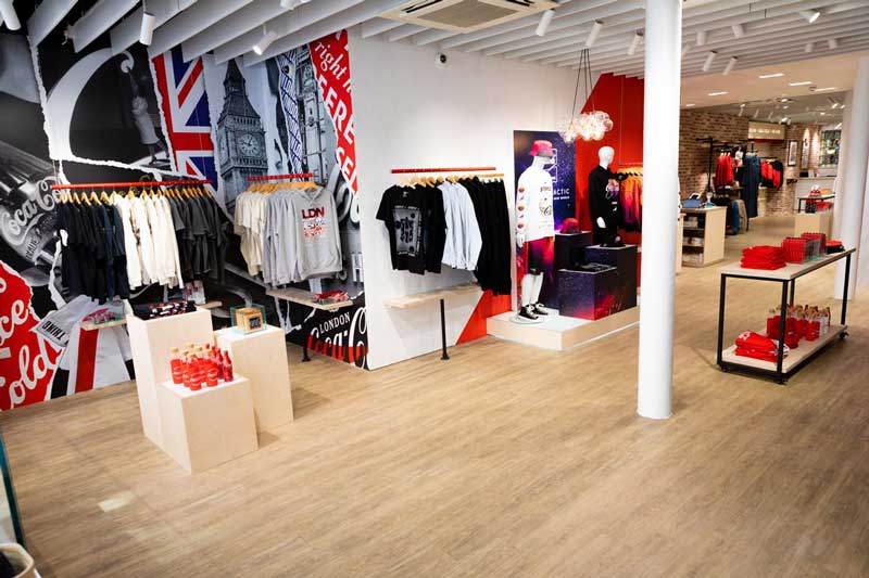 Coca Cola opens first European fashion store in London
