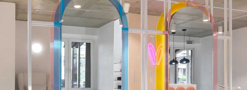 INTERIOR DESIGN SALONE DI BELLEZZA WHITE RABBIT