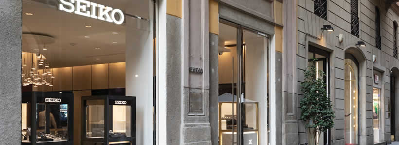 SEIKO apre a Milano la prima boutique monomarca in Italia