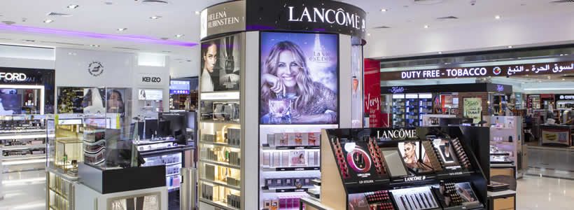 LANCÔME AND HELENA RUBINSTEIN GENERATE ATTENTION TOGETHER AT DUBAI AIRPORT.