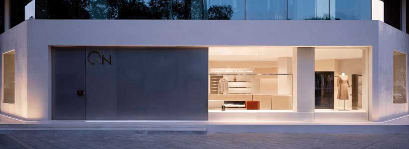 Progetto di interior design per Boutique Qyf
