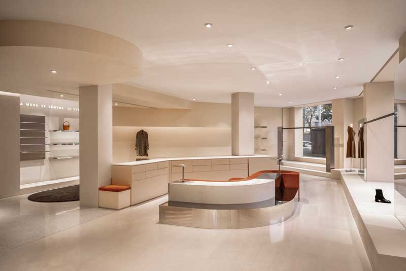 Progetto di interior design per Boutique Qyf