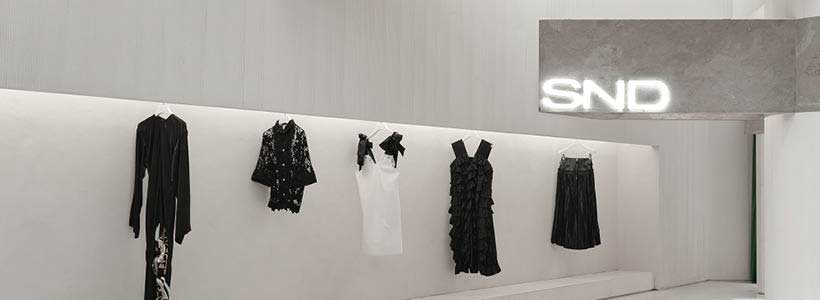 retail design SND fashion store by Various Associates