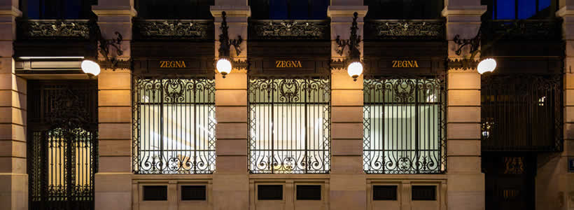 Una nuova boutique Zegna nella prestigiosa Galeria Canalejas di Madrid