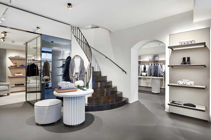 new Kiton boutique in Rome designed by B+Architects