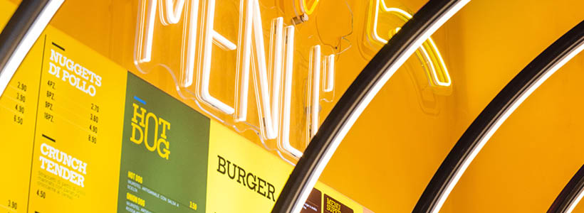 Recupero in stile “minimal pop” di una vecchia bottega