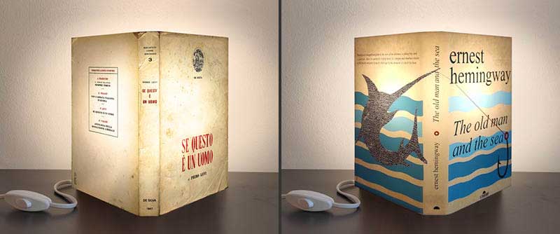 Abat Book lampade di design a forma di libro