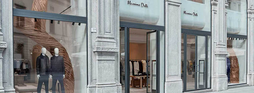 Massimo Dutti apre a Milano con un nuovo concept store