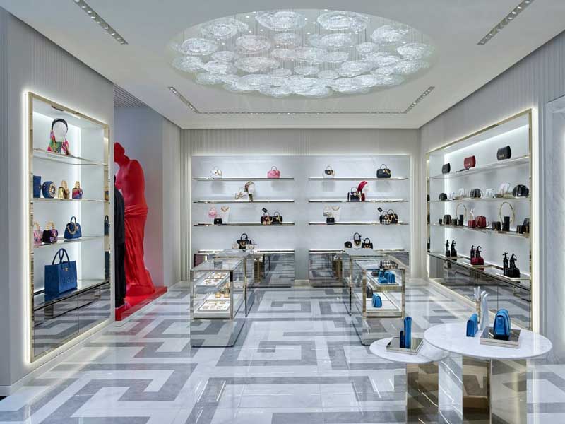 Versace presents new look of Avenue Montaigne flagship store in Paris