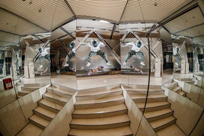 Various Associates has created an indoor-outdoor gathering space for skateboarders