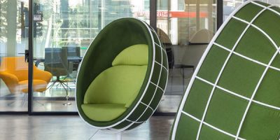 PAX ARMCHAIR DESIGNED BY DAVID ROCKWELL AND TECNO DESIGN CENTER