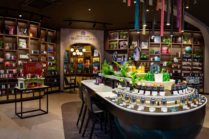 Molton Brown's revamped Regent Street flagship store