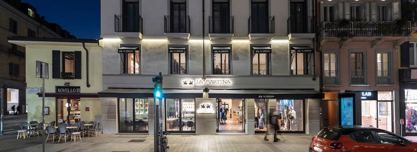 La Martina apre a Milano un flagship con bar e ristorante