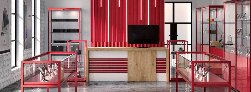 Vetrine per negozi di fascia alta