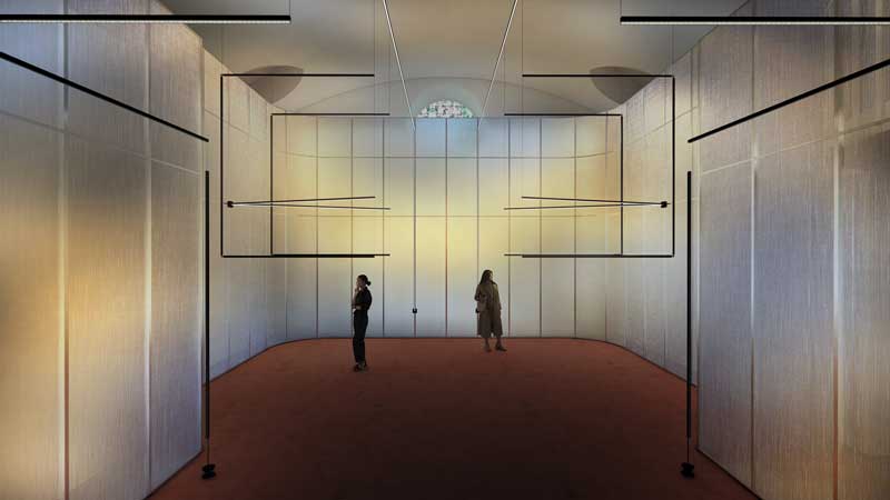 mostra sensoriale Living Vibes iGuzzini