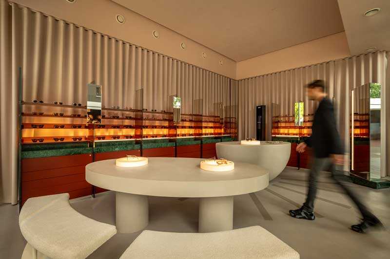 Take A Look – interior of an optical store with a twist