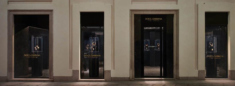 A Milano la prima boutique Dolce & Gabbana dedicata a gioielli e orologi