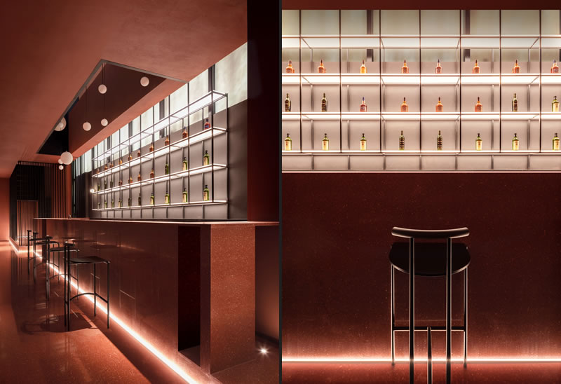Coloratus Bar designed by Soong Lab+