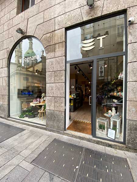 negozio monomarca Tognana in via Torino a Milano