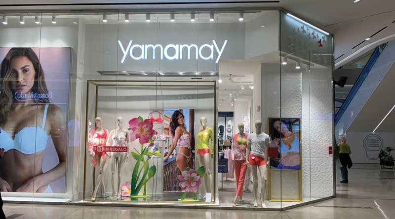 Yamamay investments for window displays