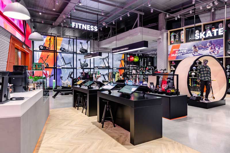 Sportano is a start-up and digital-led brand for whom Dalziel & Pow created its first physical store experience