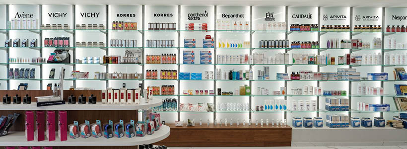 Lefteris Tsikandilakis + Architects pharmacy design