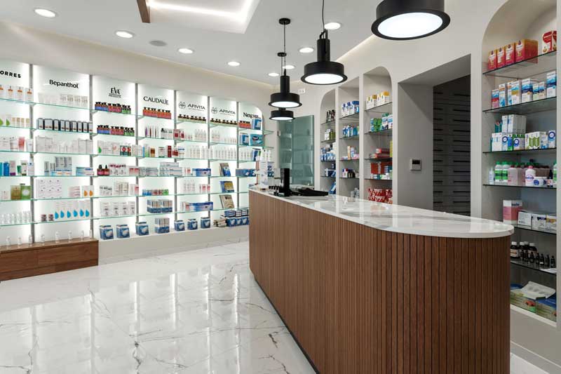 Tsikandilakis Lefteris + Architects pharmacy design
