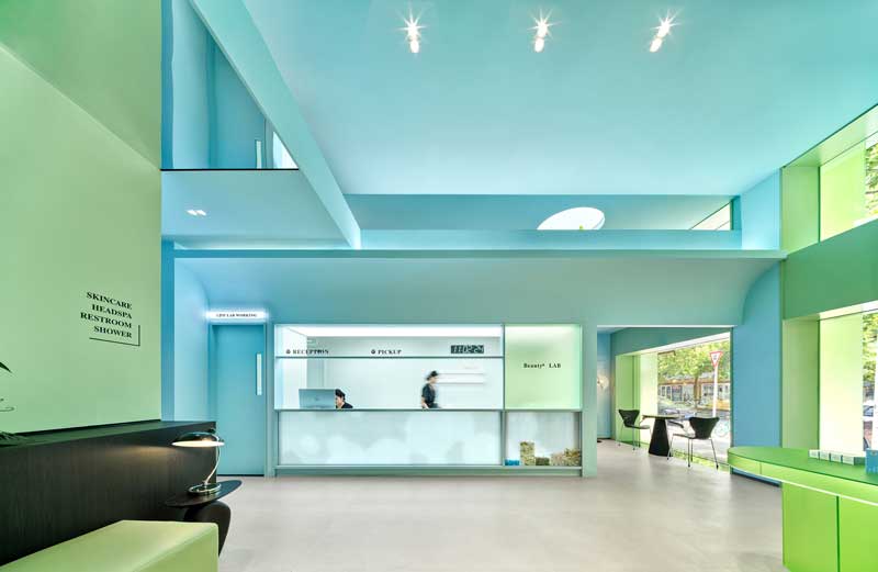 ISENSE DESIGN signs the Beauty π skin care center