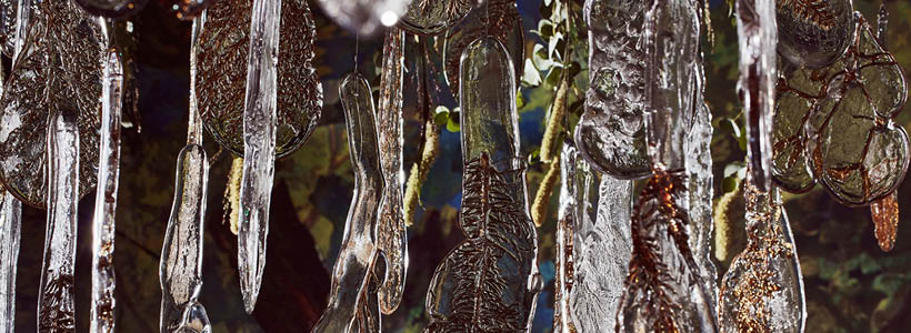 Nature-inspired glass installation by Lasvit illuminates the three-star Michelin restaurant The Sketch in London