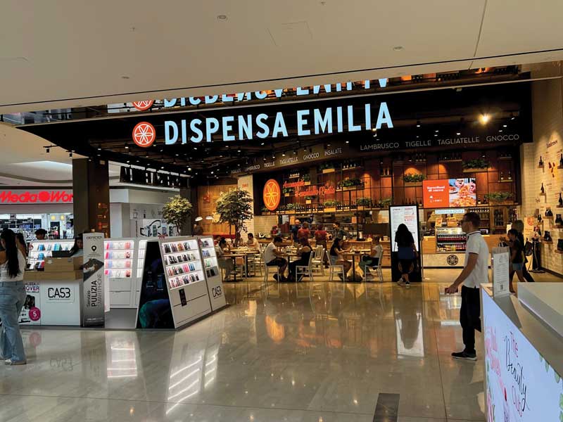 ristorazione e shopping