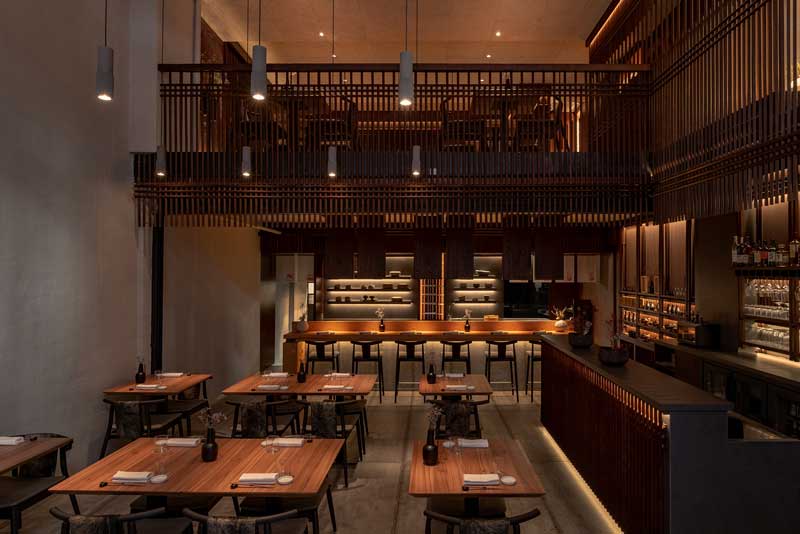 Lo studio di interior design Paco Lago Interioriza progetta il ristorante Ta-Kumi