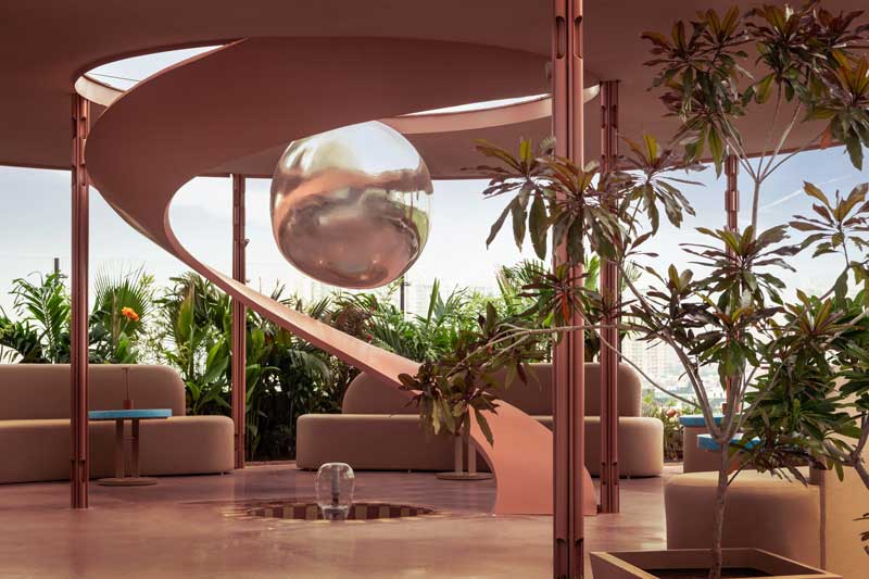 Melt cocktail bar outdoor area