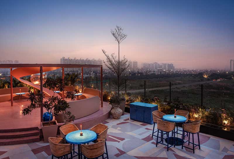 Melt cocktail bar outdoor area