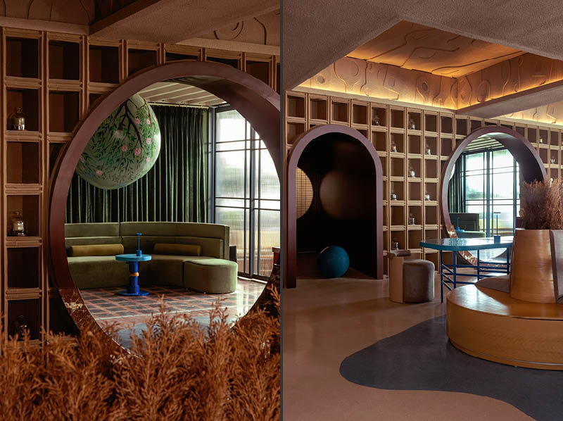 Melt cocktail bar designed by Pantone Collective