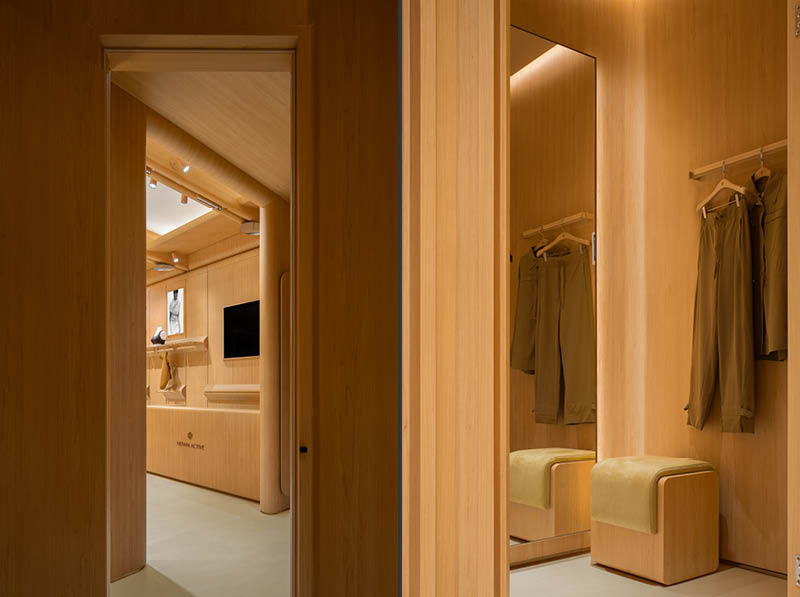 STILL YOUNG refreshes the image of sportswear brand NEIWAI ACTIVE in two stores through modular design