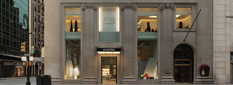 Maison Valentino flagship store at 654 Madison Avenue in New York