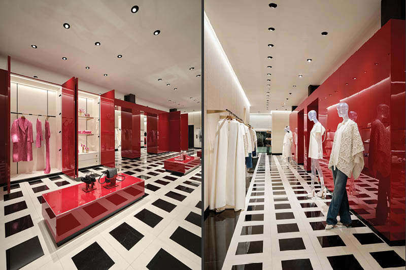 Valentino flagship store in New York