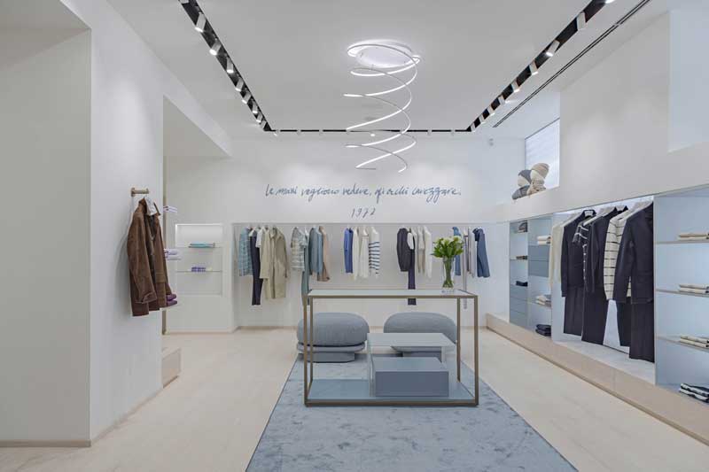 boutique Malo di Via della Spiga a Milano