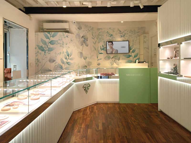 Stecco Jewelry Store interior design project in Vicenza by Arquitect Contract