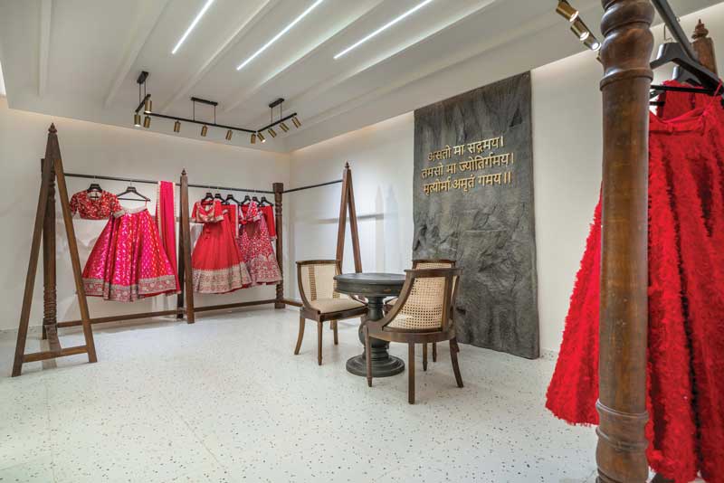 Colonial style dominates the interiors of Mrunalini Rao Flagship Store in Hyderabad