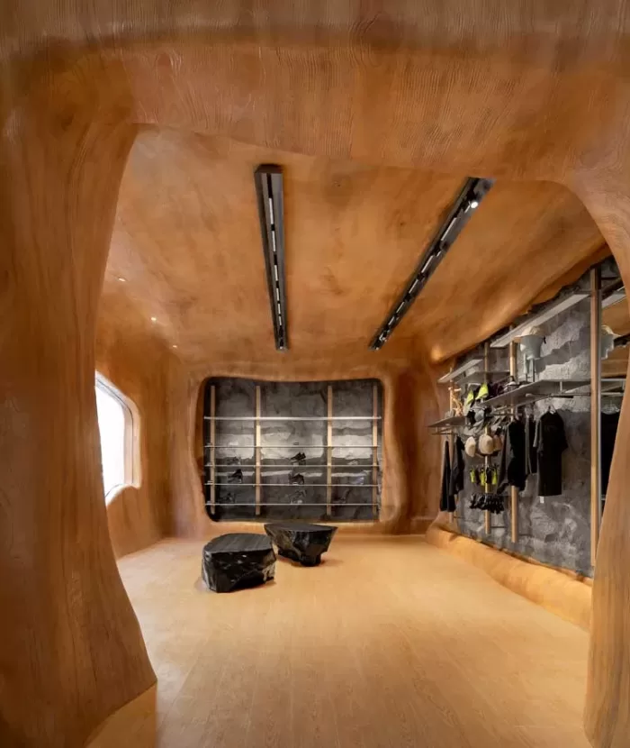 ARC'TERYX Flagship Store in Beijing - Its design captures the essence of a natural mountain