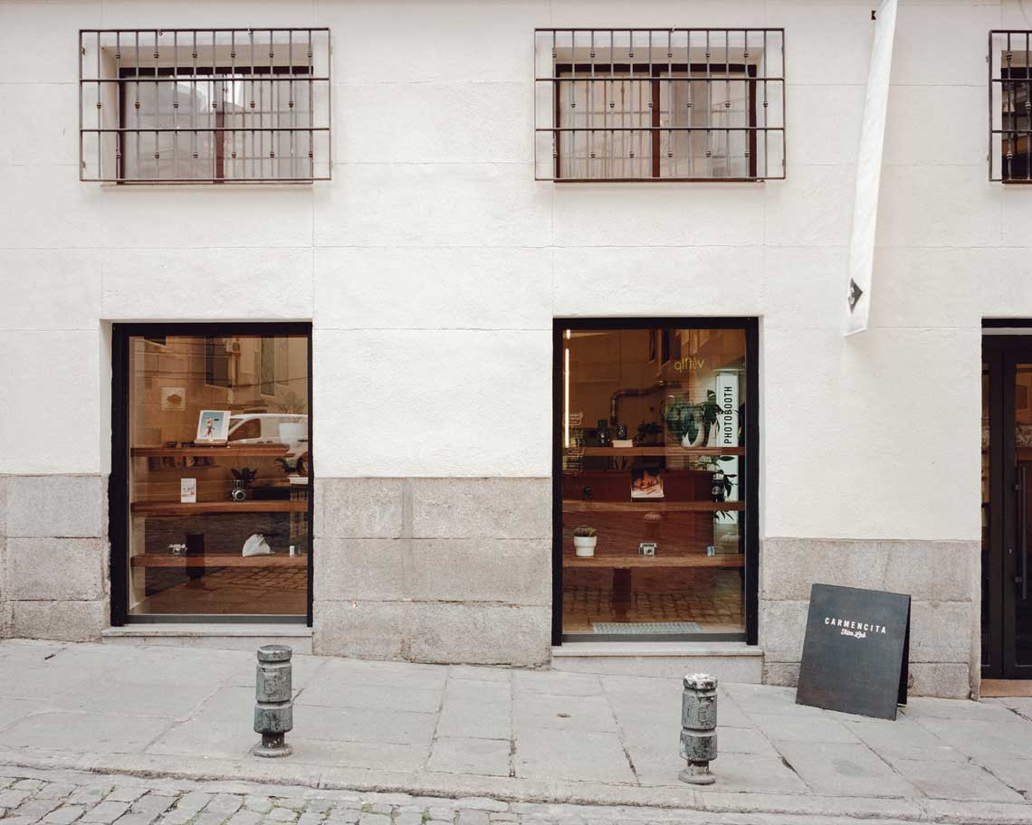 Paloma Bau designs Carmencita Film Lab's first space in the heart of Madrid