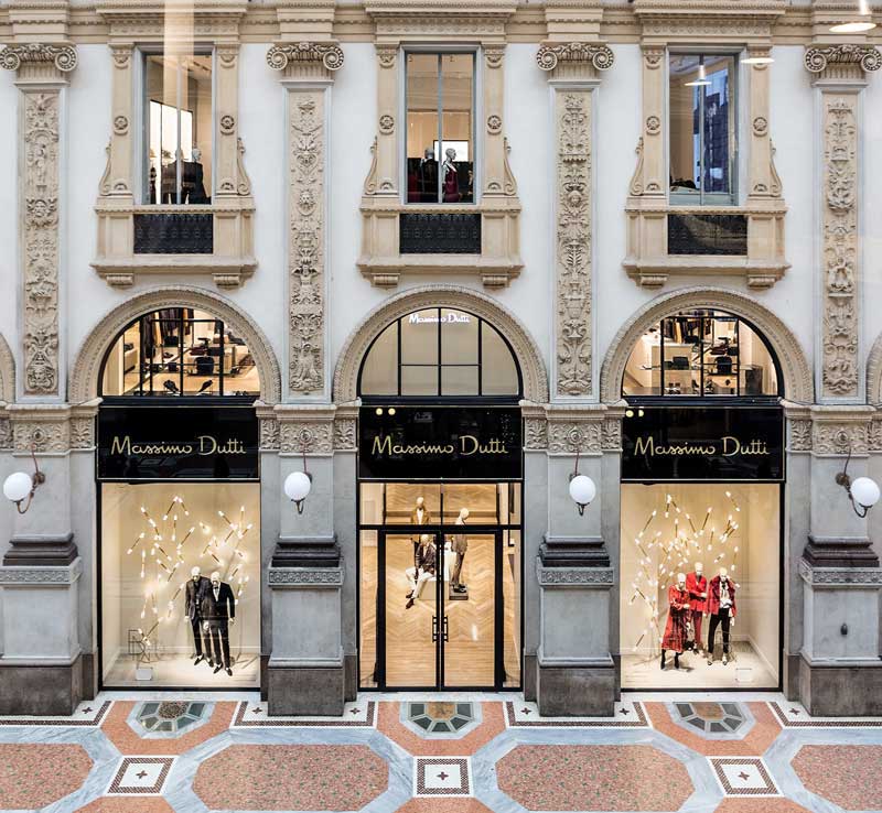 Flagship store Massimo Dutti a Milano
