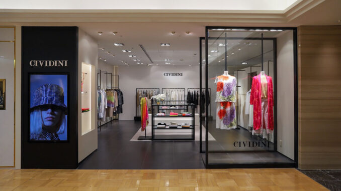 Cividini festeggia i 30 anni in Oriente con uno shop-in-shop a Tokyo